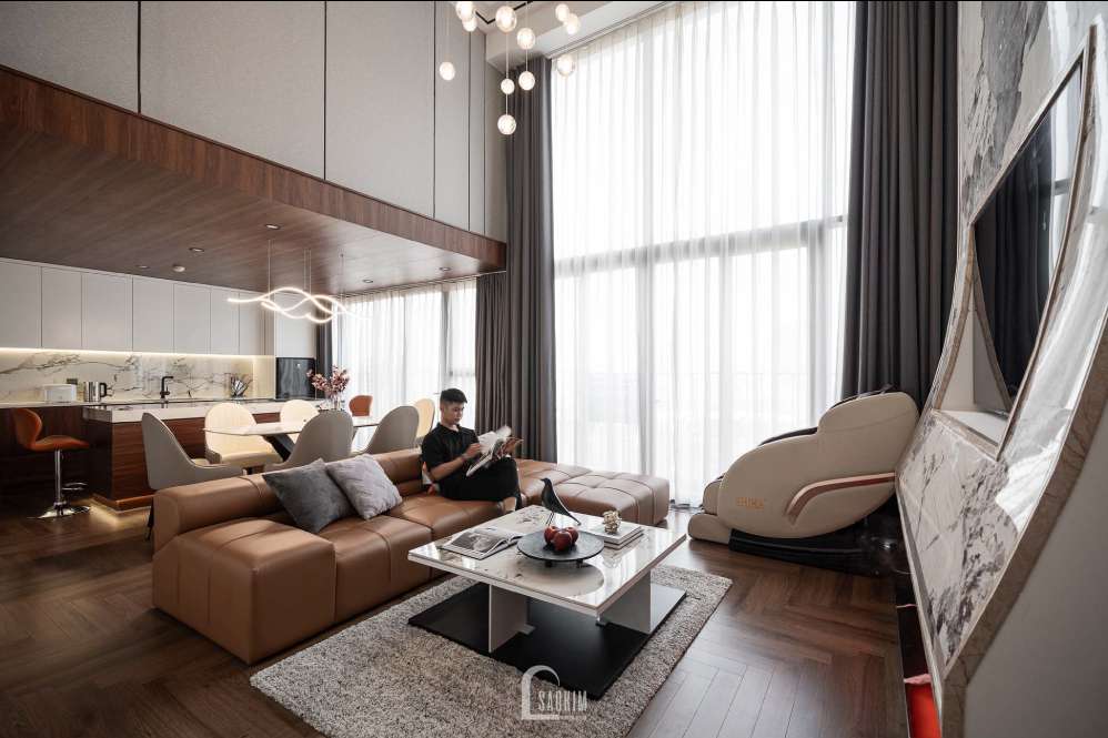 Thi Công &amp; Thiết Kế Căn Hộ Duplex Penstudio Mang Phong Cách Hiện Đại